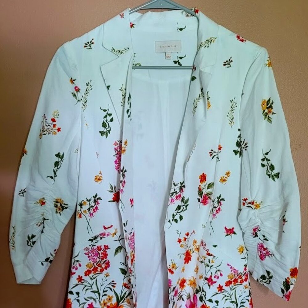 Boutique Floral Women's Blazer  Size XS